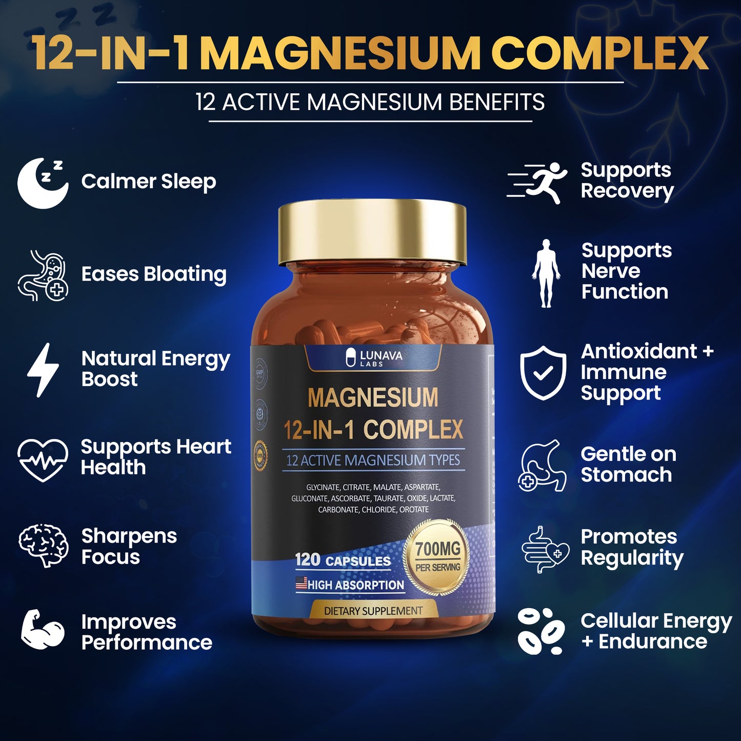 12-in-1 Magnesium Complex 700mg